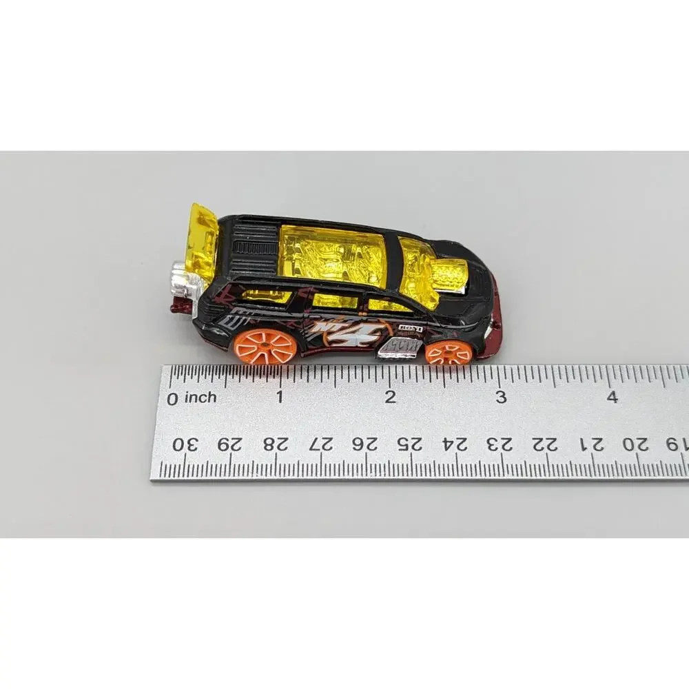 Mattel 2014 Hot Wheels Black Red Orange Nitro Tailgator 1:64 Diecast Car